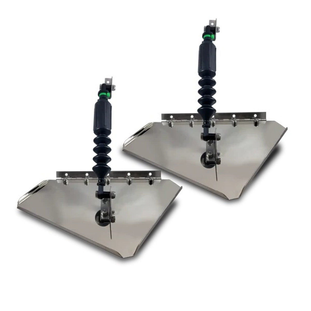 Nauticus Angled Transom 11" x 7.5" Bass Boat Trim Tab Kit